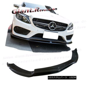GAp[c TM Type Carbon Front Lower Lip Fit On M-Benz 15-17 W205 C-Sport Sedan AMG Bumper TM^CvJ[{tgAtBbgAMxc15-17 W205 C-SportZ_AMGop[