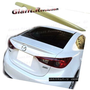 GAp[c For 14-16 Mazda 3 3Gen Sedan 4DR OE Look Painted Deck Lip Trunk Spoiler Add Tail 14-16}c_3 3GenZ_4DR OEbNyCgfbLbvgNEX|C[e[ǉ