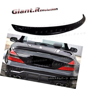 GAp[c #040 Black 03-11 BENZ R230 A Type Trunk Spoiler SL500 SL550 SL65 Rear Deck Boot 040ubN03-11xcR230^gNEX|C[SL500 SL550 SL65AEfbLEu[c