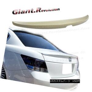 GAp[c Fit On Honda Accord 08-12 8th LX EX SE JP Models UNPAINTED OE Look Trunk Spoiler z_AR[hɃtBbg08-12 8th LX EX SE JPfUNPAINTED OEbNgNEX|C[