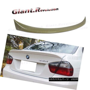エアロパーツ Unpainted OE Look Trunk Lip Spoiler For BMW E90 06-11 325i 328i 335i M3 Sedan 4D 未塗装のOEルックトランクリップスポイラーBMW E90用06-11 325i 328i 335i M3セダン4D