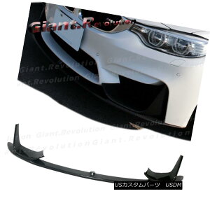 GAp[c 3K Carbon Fiber Add On Front Bumper Lip For BMW 2015-On F80 M3 F82 M4 3PCS Style BMW 2015-F80 M3 F82 M4 3PCSX^C̃tgop[bv3KJ[{t@Co[ǉ