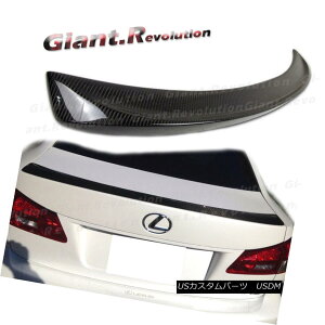 GAp[c Carbon Fiber F Sporty Trunk Spoiler For 06-13 LEXUS IS350 IS F IS350 Sedan 4Door Yf@FX|[eBȃgNEX|C[06-13NTXIS350 IS F IS350Z_4Door