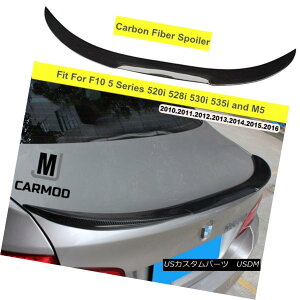 GAp[c FIT FOR BMW F10 5 SERIES 528i 535i 2011-2017 CARBON FIBER TRUNK REAR SPOILER M4 BMW F10 5V[Y528i 535i 2011-2017J[{t@Co[gNAX|CM4