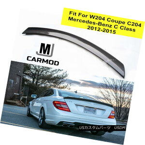 GAp[c Fit For Mercedes Benz C204 W204 Coupe V-Type Carbon Fiber Lip Trunk Spoiler ZfXxcC204 W204N[yV^Yf@ۃbvgNEX|C[