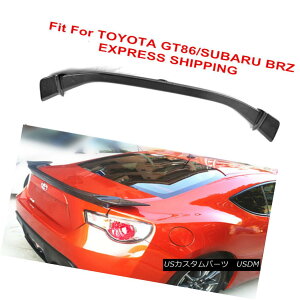 GAp[c Fit For Toyota 86 GT 2012-17 Subaru BRZ 13-17 Carbon Fiber Rear Trunk V Spoiler g^86 GT 2012-17XoBRZ 13-17J[{t@Co[AgNVX|C[