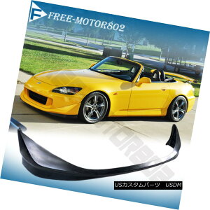 GAp[c FOR 04-09 HONDA S2000 FRONT BUMPER LIP SPOILER BODYKIT PU AP2 CR CLUB RACER tH[04-09z_S2000tgop[bvX|C[{fBLbgPU AP2 CRNu[T[