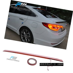 GAp[c Fit 15-17 Hyundai Sonata OE Painted ABS Roof Spoiler With LED Light(#PA8) tBbg15-17\i^OEhABS[tX|C[LEDCgiPA8j