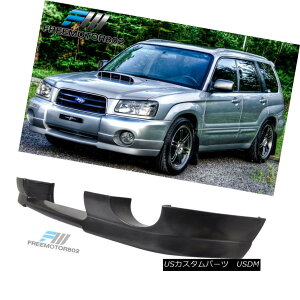 GAp[c FIT 03-05 SUBARU FORESTER SG5 DS STYLE UNRETHANE BK FRONT BUMPER LIP SPOILER FIT 03-05 SUBARU FORESTER SG5 DSX^CbVUNRETHANE BKtgop[bvX|C[