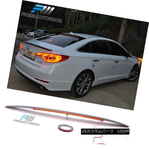 GAp[c Fit 2015-17 Hyundai Sonata LED Surface Emitting Roof Spoiler Unpainted ABS tBbg2015-17\i^LED\ʔ[tX|C[hABS