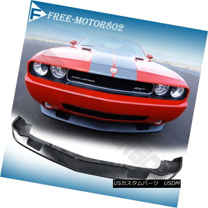 GAp[c FOR 08-10 DODGE CHALLENGER FRONT BUMPER LIP SPOILER BODYKIT SRT8 STYLE URETHANE 08-10_bW`W[ptgop[bvX|C[{fBLbgSRT8X^CpE^