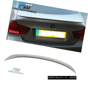 エアロパーツ Fit 06-11 BMW 3-Series E90 Trunk Spoiler Wing ABS Titanium Silver Painted # 354 フィット06-11 BMW 3シリーズE90トランクスポイラーウィングABSチタンシルバー塗装#354