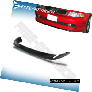 エアロパーツ Fits 96-01 AUDI A4 Sedan 4Dr Front Bumper Lip Spoiler PU TYPE-O Style フィット96-01 AUDI A4セダン4DrフロントバンパーリップスポイラーPU TYPE-Oスタイル