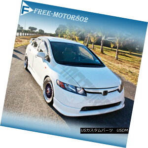 GAp[c FOR 06-08 HONDA CIVIC 4DOOR HFP FRONT BUMPER LIP SPOILER BODYKIT URETHANE PU 06-08z_VrbN4DOOR HFPtgop[bvX|C{fBLbgE^nbg