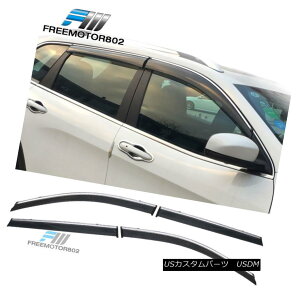 GAp[c Fit 14-18 JEEP CHEROKEE 4Dr Injection PC Window Visor Rain Guard Shade Deflector tBbg14-18W[v`FL[4DrPCEBhEoCU[CK[hVF[hftN^[