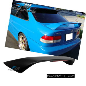 GAp[c Fits 96-00 Honda Civic Coupe Type R 3rd Brake LED Unpainted Black Trunk Spoiler tBbg96-00z_VrbNN[y^CvR3u[LLEDhubNgNX|C[