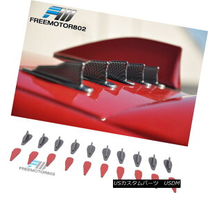 GAp[c Universal 10 Pcs Vortex Generator Shark Fin With Carbon Look PP For Roof jo[T10̃{ebNXWFl[^SHARKStB