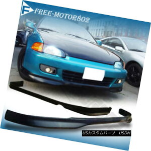 GAp[c Fit 1992-1995 Honda Civic EG T-R 4DR Front + Type R Rear Bumper Lip PU New Combo tBbg1992-1995z_VrbNEG T-R 4DRtg+^CvRAop[bvPUVR{
