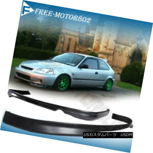 GAp[c FOR 99-00 HONDA CIVIC TYPE R STYLE FRONT + REAR BUMPER LIP SPOILER BODYKIT 99-00z_VrbN^CvRX^Ctgop[bvX|C[{fBLbg