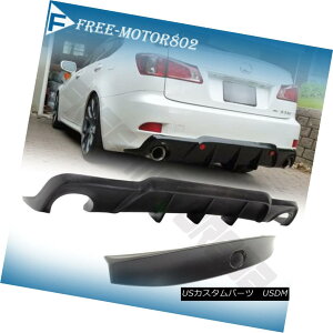 GAp[c FIT 06-12 Lexus IS250 IS350 PU DMR Style Rear Diffuser lip +Trunk Wing Spoiler FIT 06-12NTXIS250 IS350 PU DMRX^CAfBt[U[bv+gNEBOX|C[