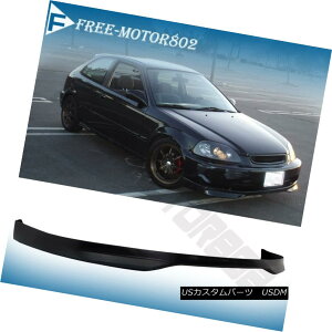 GAp[c Fit For 96-98 Honda Civic 2 3 4 DR Type R TR JDM Front Bumper Lip Spoiler Wing tBbg96-98z_VrbN2 3 4 DR^CvR TR JDMtgop[bvX|C[ECO