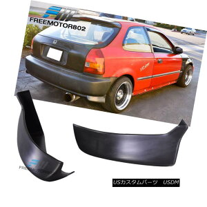 GAp[c Fit 96-00 Honda Civic Hatchback 3Door Rear Bumper Lip Valance Spats 2Pcs tBbg96-00z_VrbNnb`obN3DoorAop[bvoXXpbc2