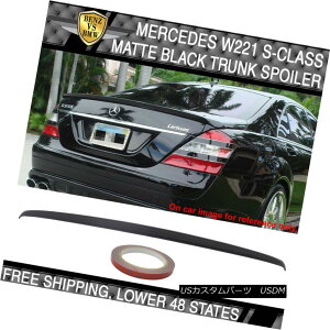 GAp[c USA Stock 07-13 Mercedes W221 S-Class Painted Matte Black Trunk Spoiler - ABS USAXgbN07-13ZfXW221 SNXh}bgubNgNX|C[ - ABS