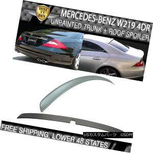GAp[c 05-10 Mercedes Benz W219 CLS500 CLS55 Rear Roof Spoiler + Trunk Spoiler 05-10ZfXxcW219 CLS500 CLS55A[tX|C[+gNX|C[