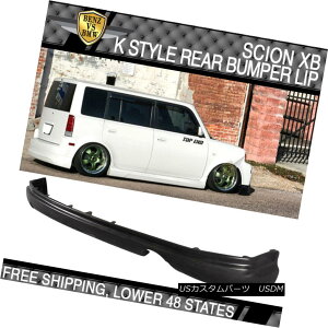 GAp[c Fit For 03-07 Scion XB Wagon 5dr Rear Bumper Lip Spoiler K-Style PU 03-07VIXBS5drAop[bvX|C[KX^CPU
