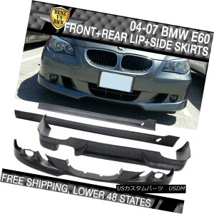 GAp[c Fits 04-07 BMW E60 AC Urethane Bumper Lip Spoiler Body Kit tBbg04-07 BMW E60 ACE^op[bvX|C[{fBLbg
