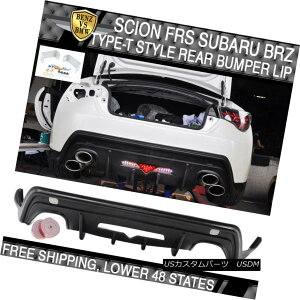 GAp[c Fits 13-17 Scion FRS GT86 PU Rear Bumper Lip Spoiler Type-T Style Poly Urethane tBbg13-17TCIFRS GT86 PUAop[bvX|C[^Cv-TX^C|E^