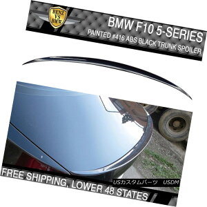GAp[c 11-15 BMW 5 Series F10 M5 Style #416 ABS Black Metallic Painted Trunk Spoiler 11-15 BMW 5V[YF10 M5X^C416 ABSubN^bNhgNX|C[