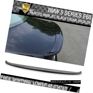GAp[c 04-10 BMW 5 Series AC Style E60 #668 Jet Black Painted Trunk Spoiler 04-10 BMW 5V[YACX^CE60668WFbgubNhgNEX|C[
