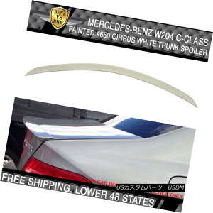 GAp[c 08-14 Benz C Class W204 4Dr AMG Style # 650 Cirrus White Painted Trunk Spoiler 08-14xcCNXW204 4Dr AMGX^C650V[XEzCghgNEX|C[