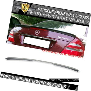 GAp[c USA Stock 03-09 W211 AMG #744 #775 Iridium Silver Metallic Painted Trunk Spoiler USAXgbN03-09 W211 AMG744775CWEVo[^bNhgNX|C[