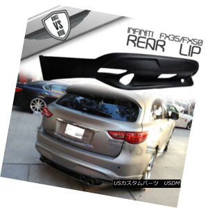 �G�A���p�[�c Fits 09-12 Fits Infiniti FX35 FX50 JDM Rear Bumper Lip Spoiler Poly Urethane �t�B�b�g09-12�C���t�B�j�e�BFX35 FX50 JDM���A�o���p�[���b�v�X�|�C���[�|���E���^�� �y���s�A���i�z