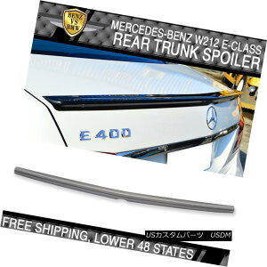 エアロパーツ 10-16 Benz E Class W212 4Dr AMG Style Unpainted ABS Trunk Spoiler 10-16ベンツEクラスW212 4Dr AMGスタイル無塗装ABSトランク・スポイラー