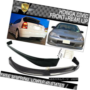 GAp[c Fits Honda Civic EK 99-00 CONCEPT Sport Front + Rear Bumper Lip Spoiler Urethane tBbgz_VrbNEK 99-00RZvgX|[ctg+Aop[bvX|C[E^
