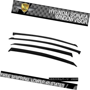 GAp[c Fits 11-14 Hyundai Sonata Window Visors 4Pc Set 11-14\i^EChEoCU[4Zbg