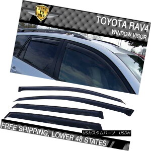 �G�A���p�[�c Fits 06-12 Toyota RAV4 Window Visors 4Pc Set �t�B�b�g06-12�g���^RAV4�E�B���h�E�o�C�U�[4PC�Z�b�g