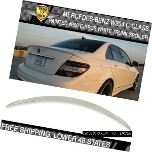 GAp[c 08-14 Benz C Class W204 B Style #650 Cirrus White Painted Trunk Spoiler 08-14xcCNXW204 BX^C650V[XEzCghgNEX|C[