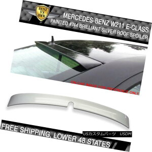 GAp[c USA Stock 03-05 W211 L #744 #775 Iridium Silver Metallic Painted Roof Spoiler USAXgbN03-05 W211 L744775CWEVo[^bNh[tX|C[
