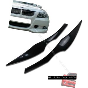 GAp[c BMW 3-Series E90 4DR Sedan Headlight Eyebrows Eyelids 2005-2011 Unpainted BMW 3V[YE90 4DRZ_wbhCgт܂Ԃ2005-2011h