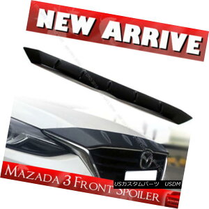 GAp[c Glossy Black Mazda 3 3rd Maxx Sedan Wagon Front Hood Bonnet Fin Spoiler 15+ ubN}c_3 3rd MaxxZ_Stgt[h{lbgtBX|C[15+