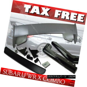 GAp[c UNPAINTED FOR SUBARU WRX STI REAR LIP DIFFUSER+TRUNK SPOILER+REAR SPLITTER § SUBARU WRX STIAbvfBt[U[+gNX|C[+AXvbgUN