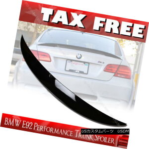 エアロパーツ PAINTED BMW E92 2DR 3-Series Performance P-Type Trunk Spoiler Rear Wing #A52 PAINTED BMW E92 2DR 3シリーズパフォーマンスPタイプトランクスポイラーリアウィング#A52