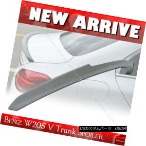 GAp[c Unpainted Mercedes BENZ W205 C-class Sedan V-Type Rear Trunk Spoiler § hZfXxcW205 CNXZ_V^㕔gNEX|C[