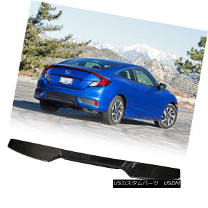 �G�A���p�[�c Window Roof Spoiler Wing Real Carbon Fiber For Honda Civic 10 2D Coupe V-Type Honda Civic 10 2D Coupe V-Type�p�E�C���h���[�t�X�|�C���[�E�B���O���A���J�[�{���t�@�C�o�[ �y���s�A���i�z