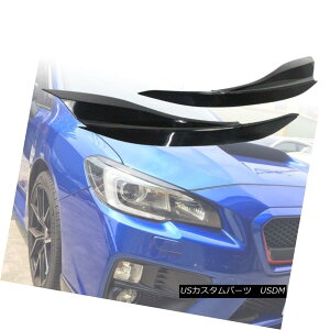 GAp[c Eyelids Eyebrow Headlight Cover Trim For Subaru WRX4 STI Sedan ABS Unpaint 15-18 XoWRX 4 STIZ_ABSh15-18p̂܂Ԃ̔уwbhCgJo[g