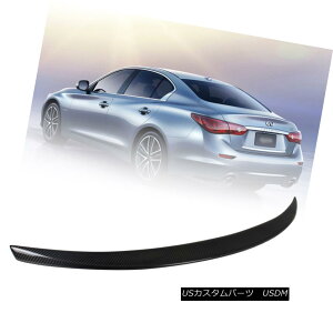 GAp[c Real Carbon Fiber FOR INFINITI Q50 V37 4DR Sedan D Rear Trunk Boot Spoiler 2018 INFINITI Q50 V37 4DRZ_DAgNu[cX|C[2018pAYf@